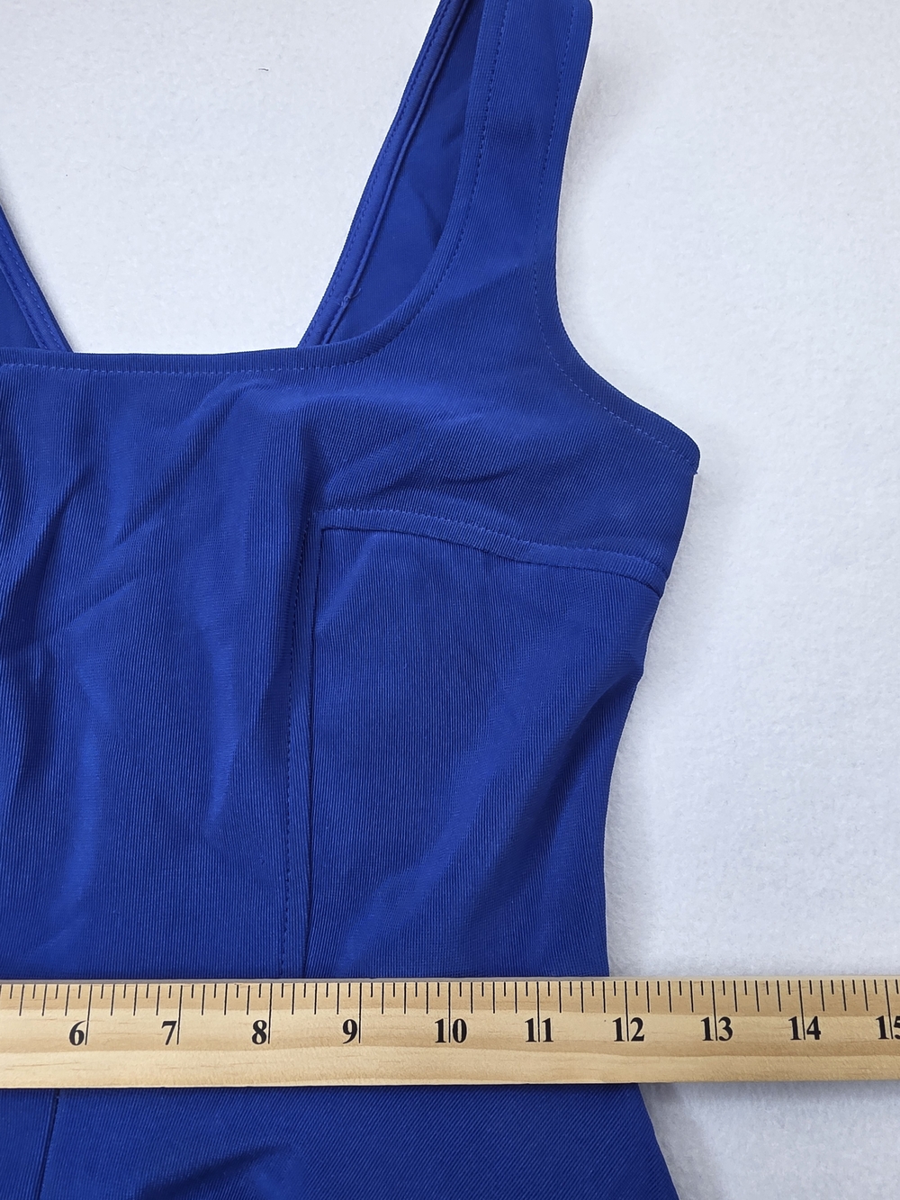 Lulus XS Royal Blue Home Before Daylight Fit & Flare Dress 3583-AN - Picture 10 of 15
